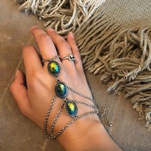 Gorgeous ‘dragon scale’ ring bracelet